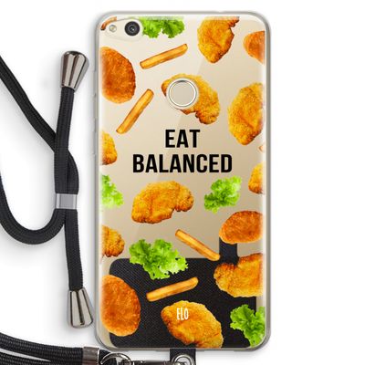Eat Balanced: Huawei Ascend P8 Lite (2017) Transparant Hoesje met koord