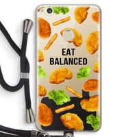 Eat Balanced: Huawei Ascend P8 Lite (2017) Transparant Hoesje met koord