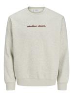 Jack & Jones Jjrody Sweat Crew Neck Sweater White Melange