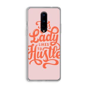 Hustle Lady: OnePlus 8 Transparant Hoesje