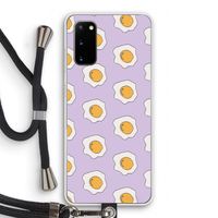 Bacon to my eggs #1: Samsung Galaxy S20 Transparant Hoesje met koord