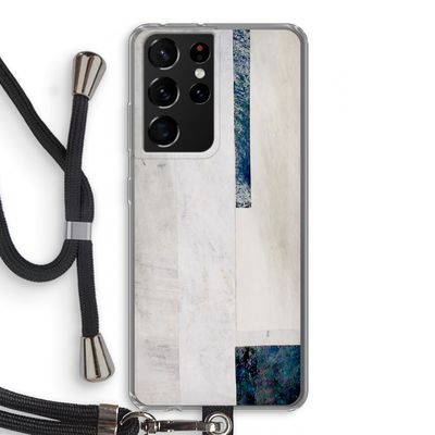 Meet you there: Samsung Galaxy S21 Ultra Transparant Hoesje met koord