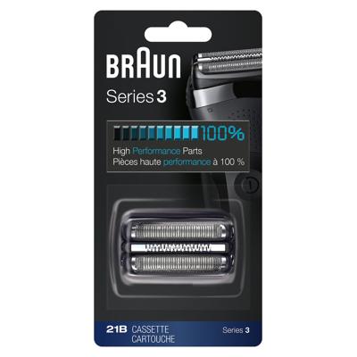 Braun cassette zwart series 3 Scheerhoofden Zilver