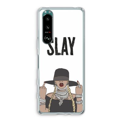 Slay All Day: Sony Xperia 5 III Transparant Hoesje