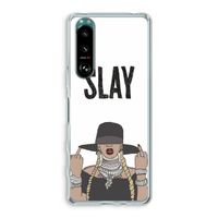 Slay All Day: Sony Xperia 5 III Transparant Hoesje
