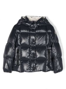 Moncler Enfant doudoune Parana à patch logo - Bleu