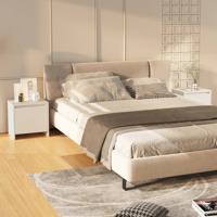 Nachtkastjes 2 st 45x34x44,5 cm bewerkt hout wit