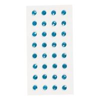 Creativ Company Strasstenen blauw, 32st.