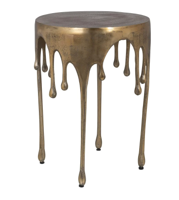 Bijzettafel Carly brushed goud