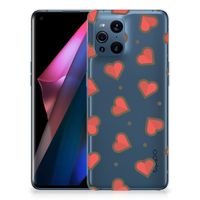 OPPO Find X3 | X3 Pro TPU bumper Hearts - thumbnail