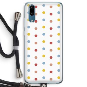 Bollen: Huawei P20 Transparant Hoesje met koord