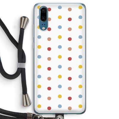 Bollen: Huawei P20 Transparant Hoesje met koord