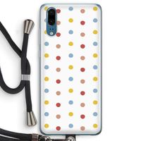 Bollen: Huawei P20 Transparant Hoesje met koord