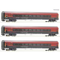 Roco 74040 H0 3-delige set Railjet van de ÖBB