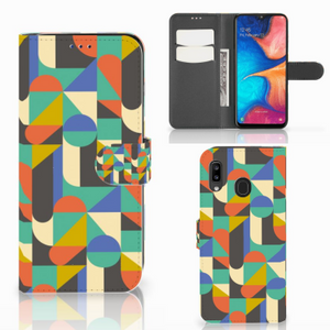 Samsung Galaxy A30 Telefoon Hoesje Funky Retro