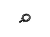 SAFETEX Eyebolt M10/17mm, black galvanized drop forged - thumbnail