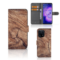 OPPO Find X5 Book Style Case Tree Trunk - thumbnail