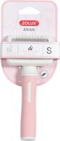 Zolux anah slickerborstel roze / wit