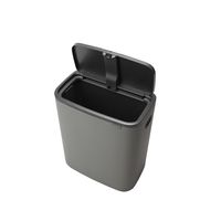 Brabantia Bo Touch Bin afvalemmer 60 liter met kunststof binnenemmer - Mineral Concrete Grey - thumbnail