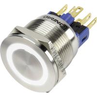 TRU COMPONENTS 1303050 GQ22S-11E/W/12V Vandalismebestendige druktoets 250 V/AC 3 A 1x uit/(aan) Moment Wit IP65 1 stuk(s)