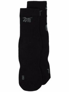 Reebok chaussettes à logo - Noir