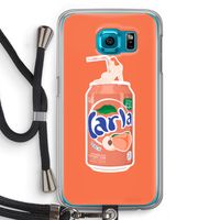 S(peach)less: Samsung Galaxy S6 Transparant Hoesje met koord