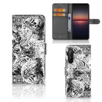 Telefoonhoesje met Naam Sony Xperia 1 II Skulls Angel Telefoonhoesje met Naam Sony Xperia 1 II Skulls Angel