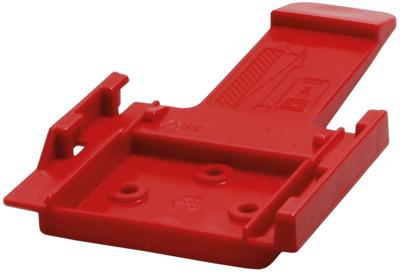 Tripus houder bracket f. wheel chock plastic red