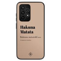 Samsung Galaxy A53 hoesje - Hakuna matata Samsung Galaxy A53 hoesje - Hakuna matata