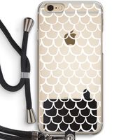 Dakpannetjes: iPhone 6 / 6S Transparant Hoesje met koord