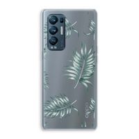 Simple leaves: Oppo Find X3 Neo Transparant Hoesje