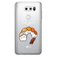 You're Shrimply The Best: LG V30 Transparant Hoesje