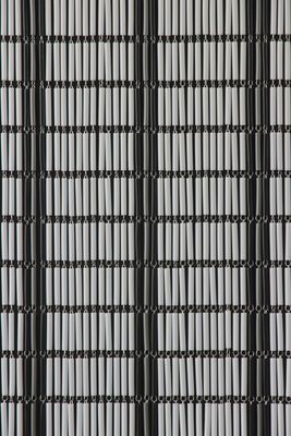 Sunarts kant en klaar vliegengordijn 100 x 232 cm Banen wit / zwart / zilver model 409