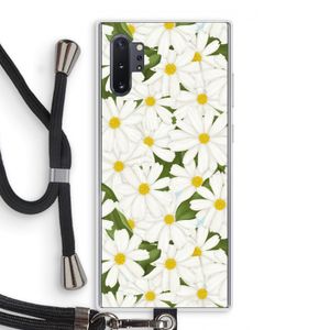 Summer Daisies: Samsung Galaxy Note 10 Plus Transparant Hoesje met koord