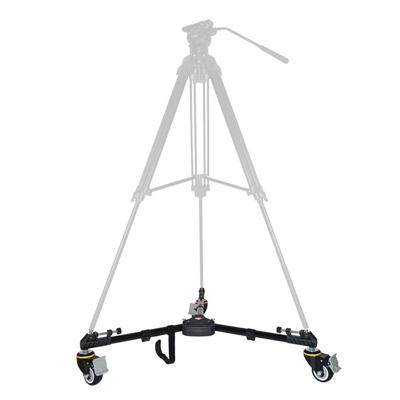 Kingjoy VX-600D aluminium legering camera grote voet wiel statief katrol basis