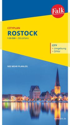 Stadsplattegrond Rostock | Falk Ostfildern Stadsplattegrond Rostock | Falk Ostfildern