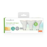 Nedis LED-Lamp GU10 | 4.5 W | 345 lm | 2700 K | 3 Stuk | 1 stuks - LBGU10P166P3 LBGU10P166P3 - thumbnail