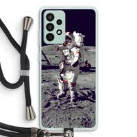 Spaceman: Samsung Galaxy A52s 5G Transparant Hoesje met koord