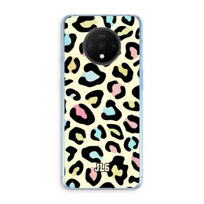 Leopard pattern: OnePlus 7T Transparant Hoesje