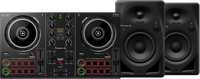 Pioneer DJ DDJ-200 + Pioneer DJ DM-40D-BT Zwart