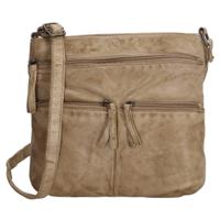 Hide & Stitches Paint Rock Leather Shoulder Bag-Sand Hide & Stitches Paint Rock Leather Shoulder Bag-Sand