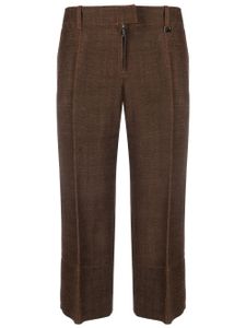 Jacquemus pantalon Le pantalon Areia à coupe courte - Marron