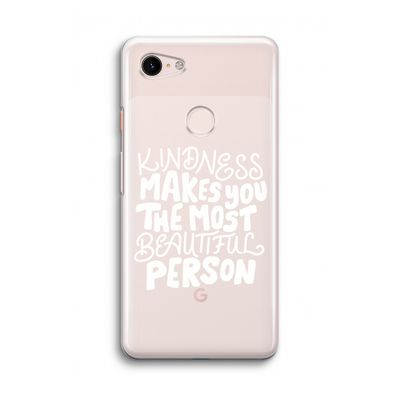 The prettiest: Google Pixel 3 Transparant Hoesje