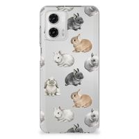 TPU Hoesje voor Motorola Moto G73 Konijntjes