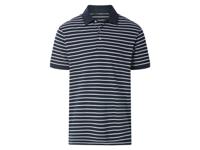 esmara Men Heren polo (Donkerblauw/wit, XXL)