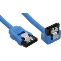 InLine 27705F 0.5m SATA SATA Blauw SATA-kabel