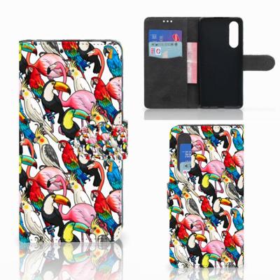 Huawei P30 | Telefoonhoesje | Met pasjeshouder | Birds