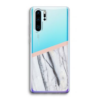A touch of peach: Huawei P30 Pro Transparant Hoesje