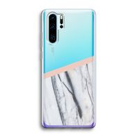 A touch of peach: Huawei P30 Pro Transparant Hoesje