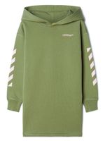 Off-White Kids robe-hoodie à imprimé Arrows - Vert - thumbnail